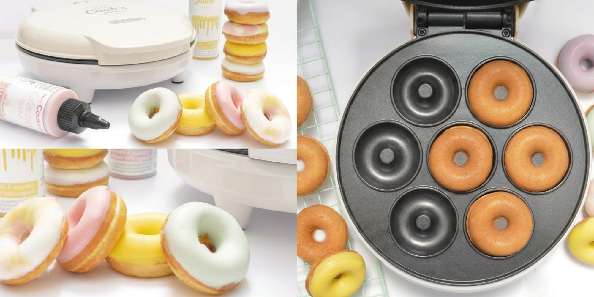 Recette donuts machine ultra moelleux avec lait spéculos Régilait 